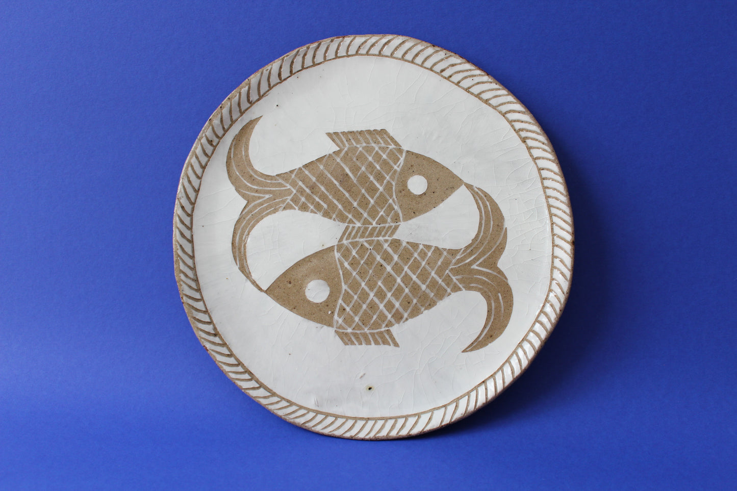 Assiette Poissons Yin et Yang